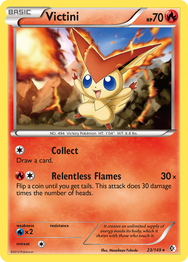 Victini (23/149) [Black & White: Boundaries Crossed] | Good Games Adelaide SA