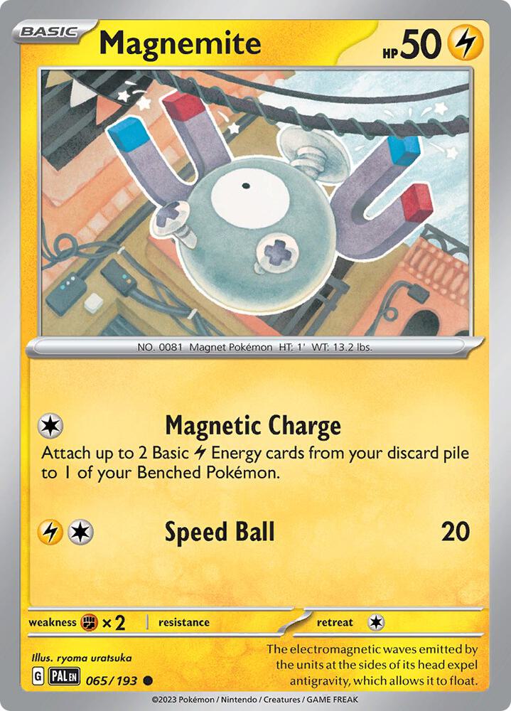 Magnemite 065/193 (SV02: Paldea Evolved)  | Good Games Adelaide SA