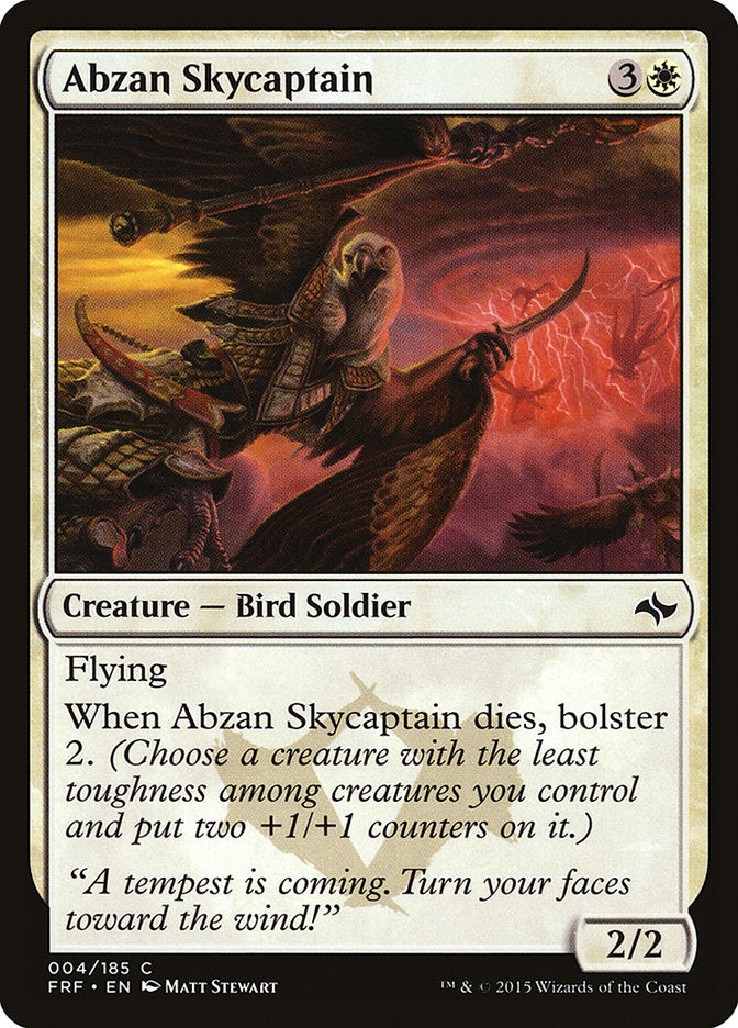 Abzan Skycaptain 4 (Fate Reforged)  - Foil | Good Games Adelaide SA