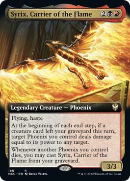 Syrix Carrier of the Flame Extended Art 180 (Commander: Streets of New Capenna)  | Good Games Adelaide SA