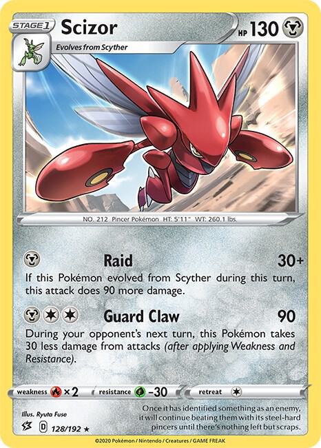 Scizor 128/192 (SWSH02: Rebel Clash)  | Good Games Adelaide SA
