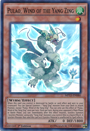 Pulao, Wind of the Yang Zing [MP15-EN086] Super Rare | Good Games Adelaide SA