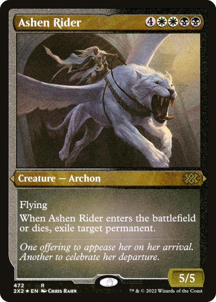 Ashen Rider Foil Etched 472 (Double Masters 2022)  - Foil | Good Games Adelaide SA