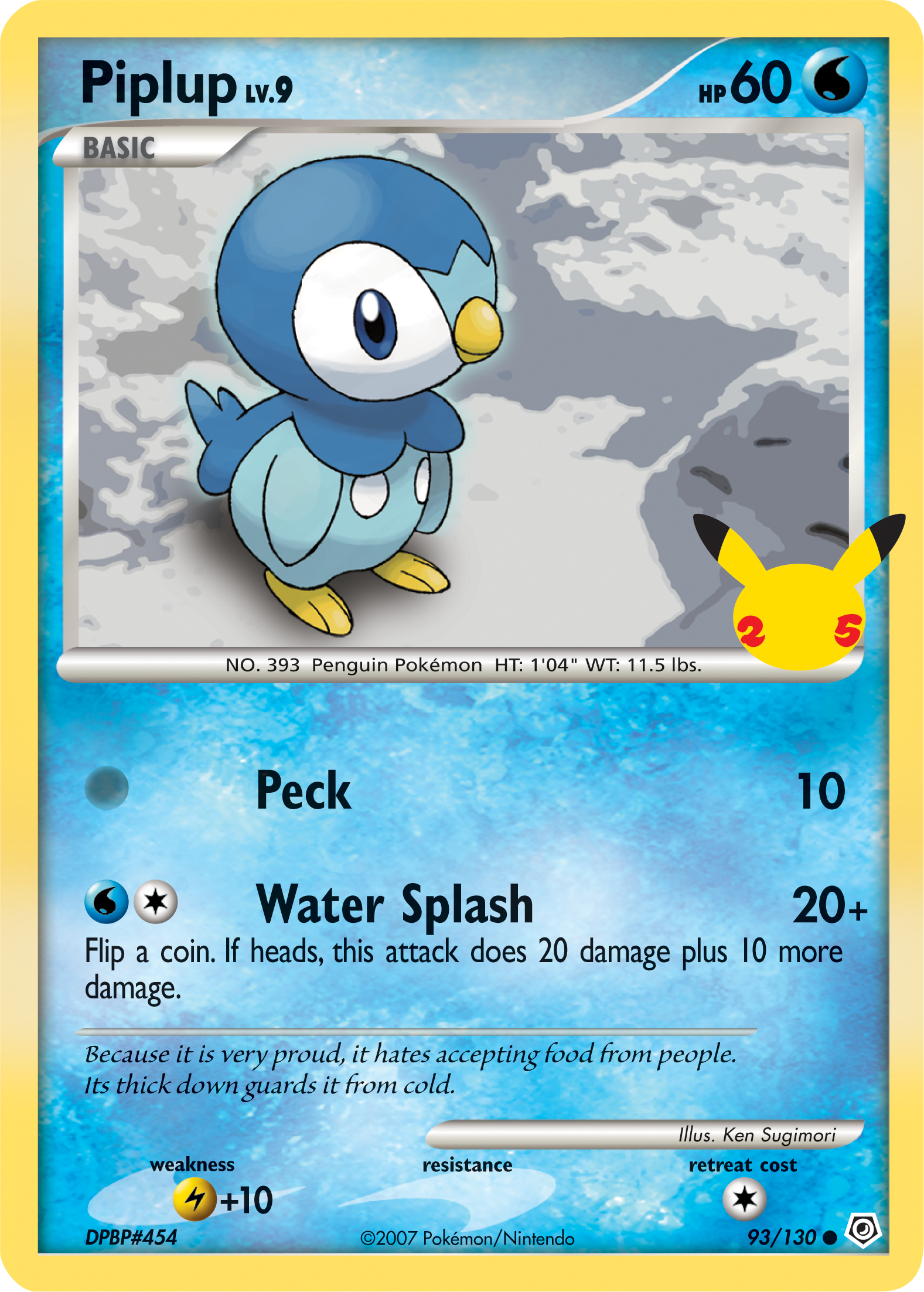 Piplup (93/130) [First Partner Pack] | Good Games Adelaide SA