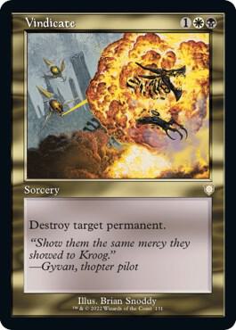 Vindicate Retro Frame 131 (Commander: The Brothers' War)  | Good Games Adelaide SA