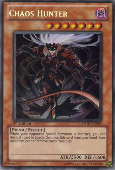 Chaos Hunter [STOR-EN085] Secret Rare | Good Games Adelaide SA