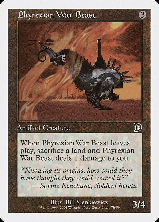 Phyrexian War Beast (Signature on Right) [Deckmasters] | Good Games Adelaide SA