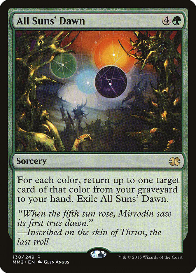 All Suns' Dawn 138 (Modern Masters 2015)  | Good Games Adelaide SA