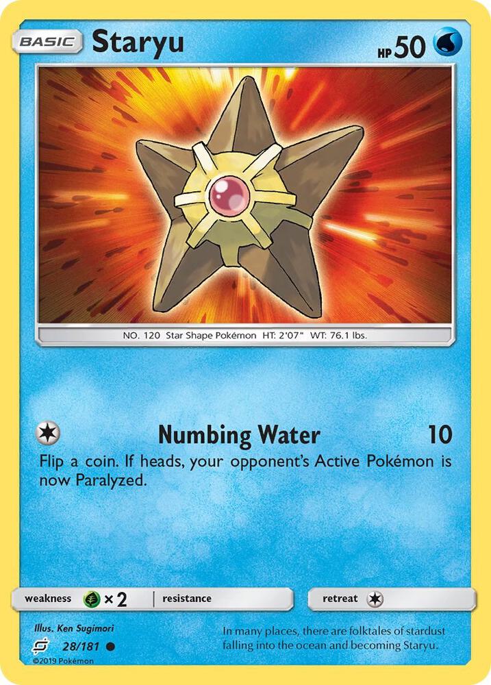 Staryu 28/181 (SM - Team Up)  | Good Games Adelaide SA