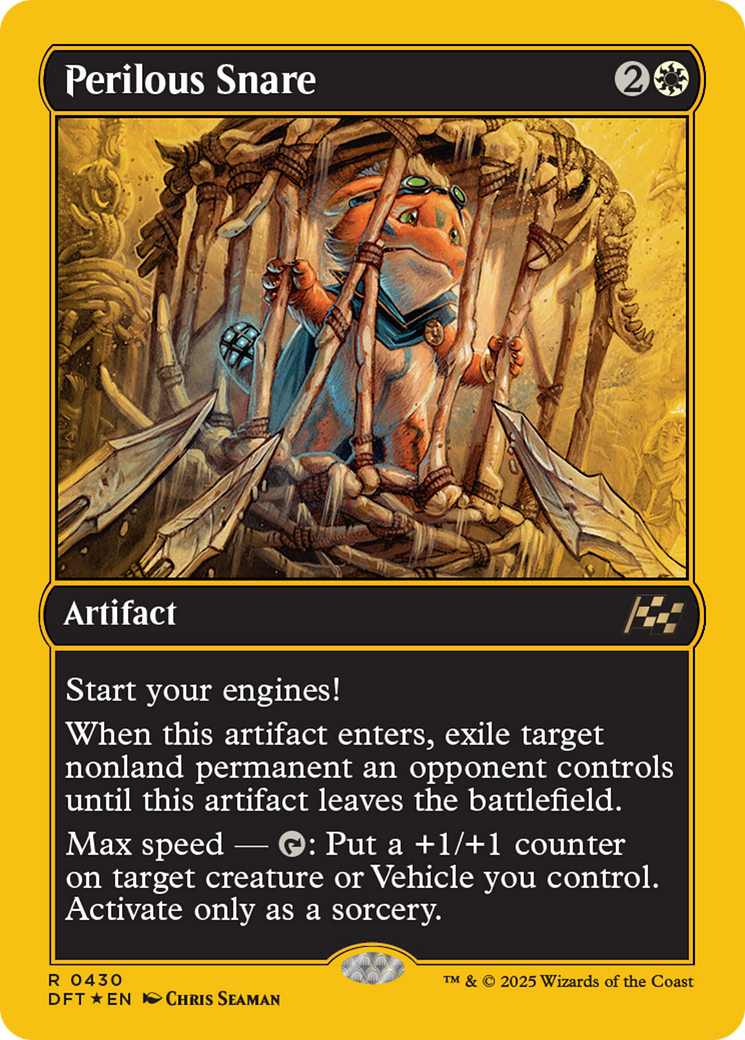 Perilous Snare (First-Place Foil) [Aetherdrift] | Good Games Adelaide SA