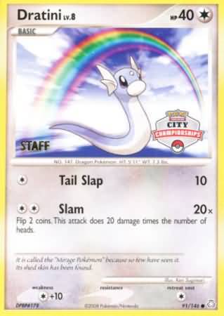 Dratini (91/146) (City Championship Promo Staff) [Diamond & Pearl: Legends Awakened] | Good Games Adelaide SA