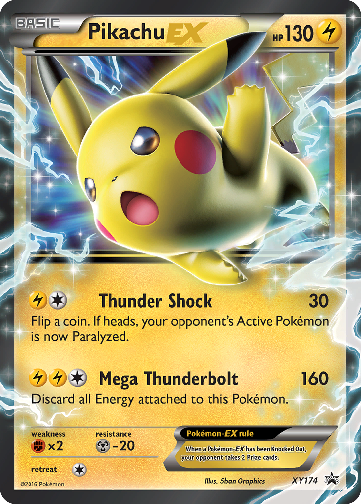 Pikachu EX (XY174) [XY: Black Star Promos] | Good Games Adelaide SA