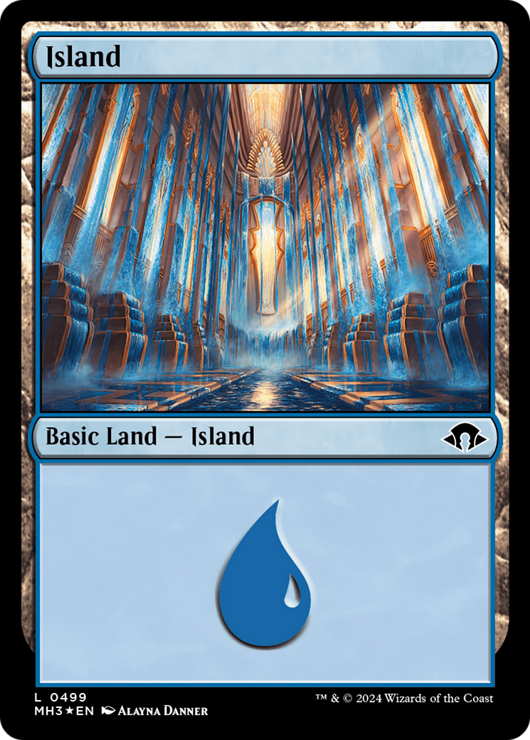 Island (0499) (Ripple Foil) [Modern Horizons 3] | Good Games Adelaide SA