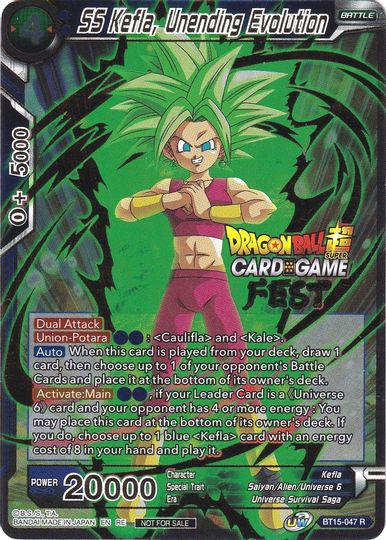 SS Kefla, Unending Evolution (Card Game Fest 2022) (BT15-047) [Tournament Promotion Cards] | Good Games Adelaide SA