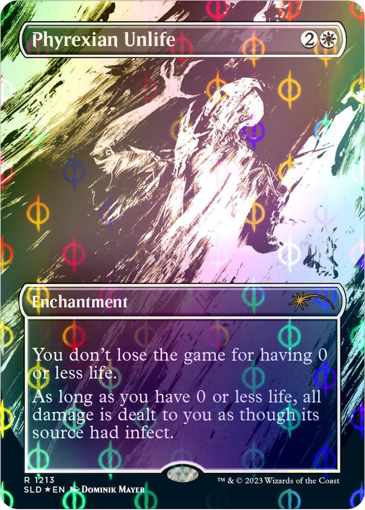 Phyrexian Unlife Step and Compleat Foil 1213 (Secret Lair Drop Series)  - Foil | Good Games Adelaide SA
