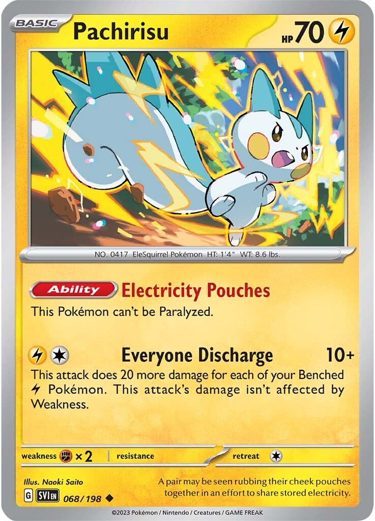 Pachirisu (068/198) [Scarlet & Violet: Base Set] | Good Games Adelaide SA