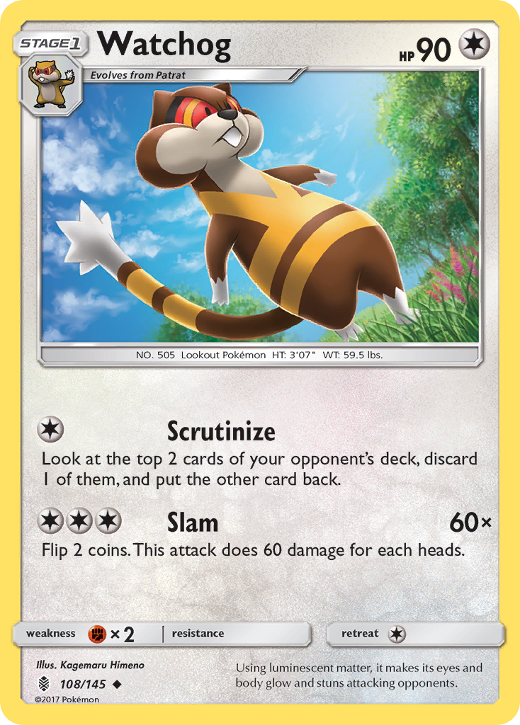 Watchog (108/145) [Sun & Moon: Guardians Rising] | Good Games Adelaide SA