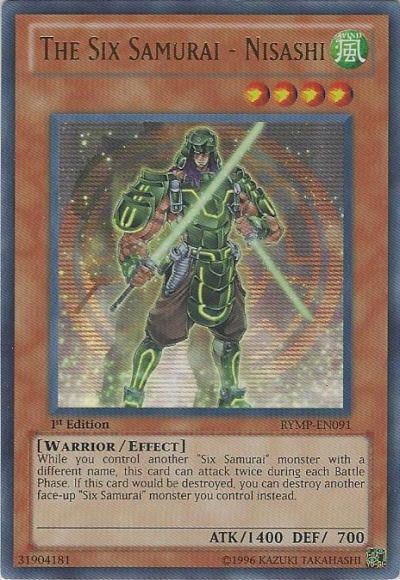 The Six Samurai - Nisashi [RYMP-EN091] Ultra Rare | Good Games Adelaide SA