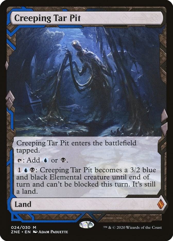 Creeping Tar Pit 24 (Zendikar Rising Expeditions)  | Good Games Adelaide SA