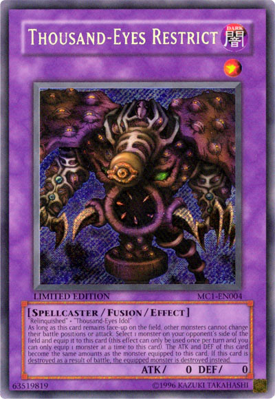 Thousand-Eyes Restrict [MC1-EN004] Secret Rare | Good Games Adelaide SA
