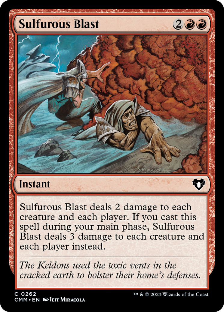Sulfurous Blast [Commander Masters] | Good Games Adelaide SA