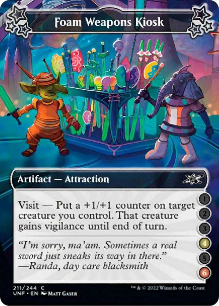 Foam Weapons Kiosk 4 6 211 (Unfinity)  - Foil | Good Games Adelaide SA