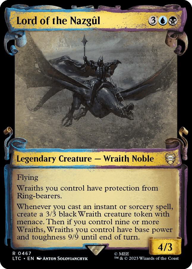 Lord of the Nazgul 467 (Commander: The Lord of the Rings: Tales of Middle-earth)  - Showcase Scroll | Good Games Adelaide SA