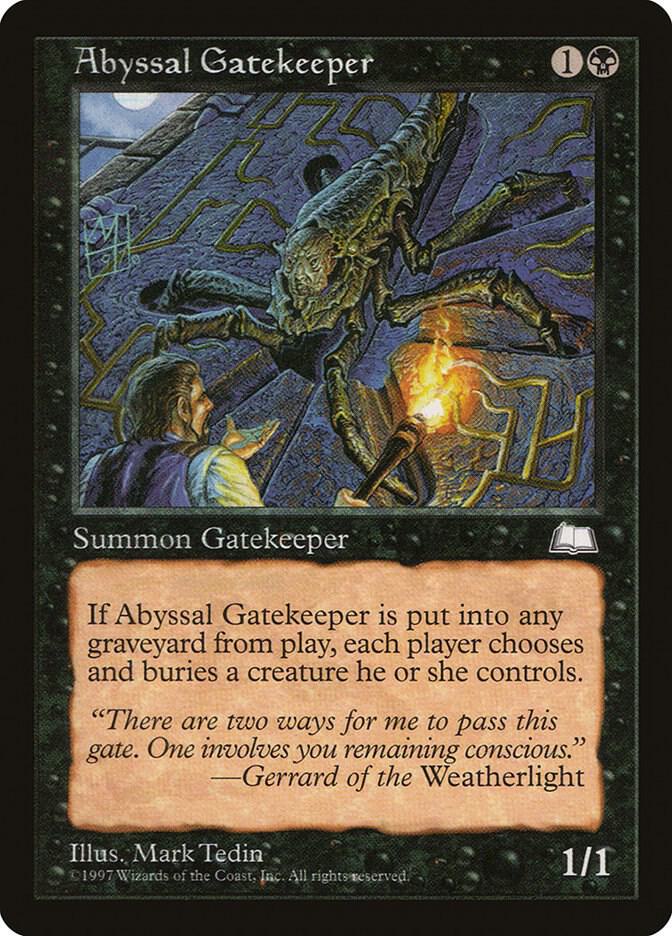 Abyssal Gatekeeper  (Weatherlight)  | Good Games Adelaide SA