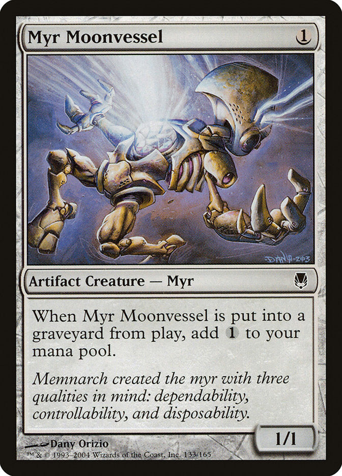 Myr Moonvessel 133 (Darksteel)  - Foil | Good Games Adelaide SA