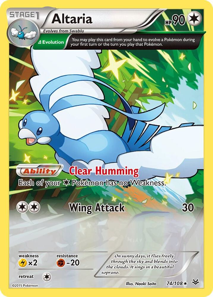 Altaria Delta 74/108 (XY - Roaring Skies)  - Reverse Holofoil | Good Games Adelaide SA
