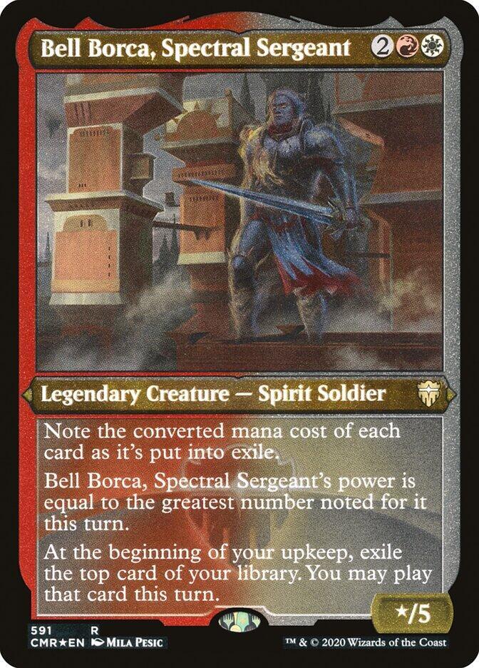 Bell Borca Spectral Sergeant Foil Etched 591 (Commander Legends)  - Foil | Good Games Adelaide SA