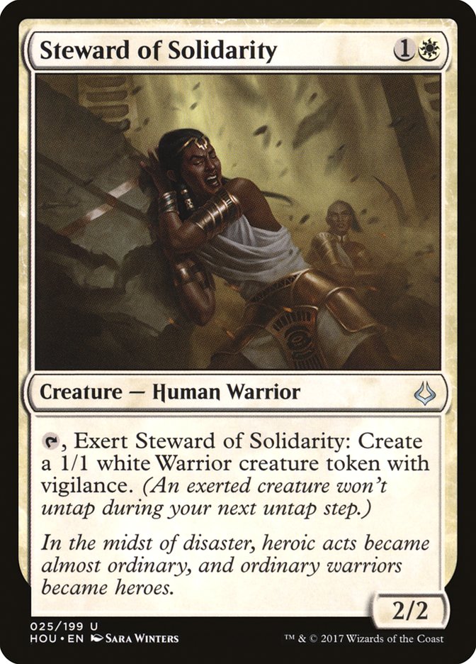 Steward of Solidarity 25 (Hour of Devastation)  - Foil | Good Games Adelaide SA