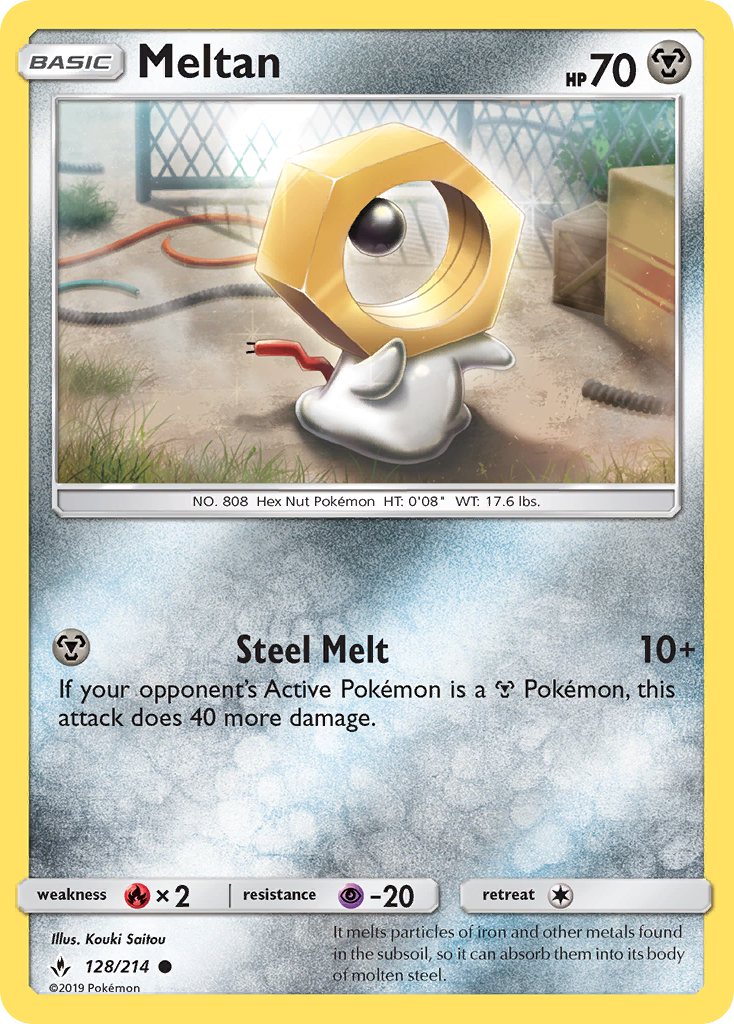 Meltan (128/214) [Sun & Moon: Unbroken Bonds] | Good Games Adelaide SA