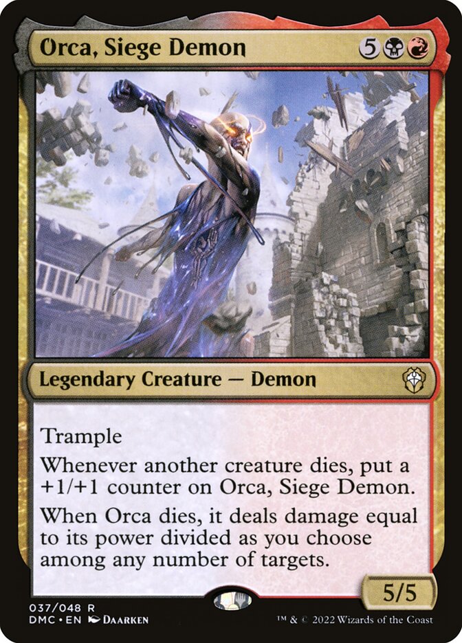 Orca, Siege Demon 37 (Commander: Dominaria United)  - Foil | Good Games Adelaide SA