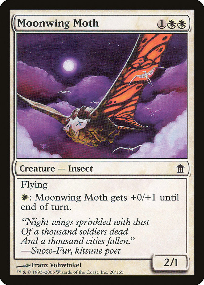 Moonwing Moth 20 (Saviors of Kamigawa)  - Foil | Good Games Adelaide SA