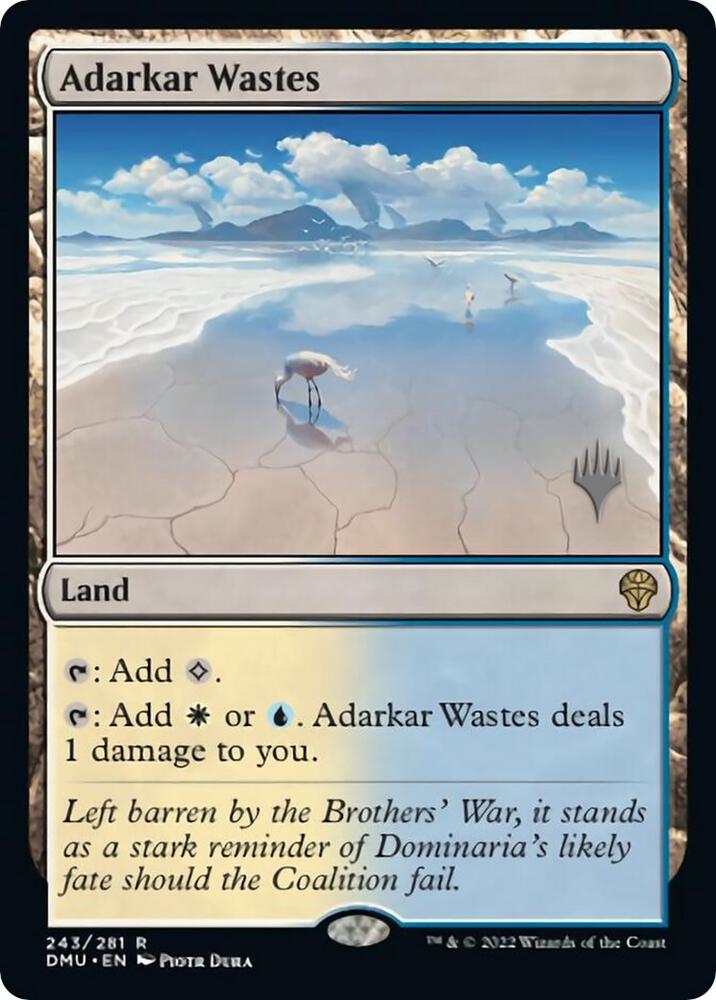 Adarkar Wastes 243 (Promo Pack: Dominaria United)  | Good Games Adelaide SA