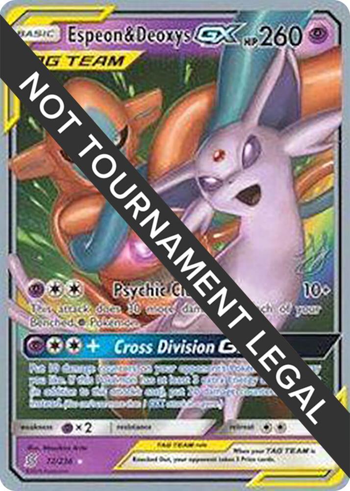 Espeon and Deoxys GX 2019 Henry Brand 72/236 (World Championship Decks)  | Good Games Adelaide SA