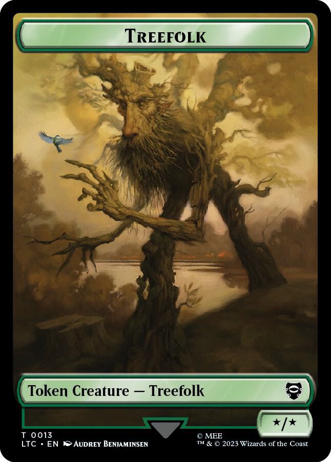 Treefolk Food 0009 Double Sided Token 13 // 9 (Commander: The Lord of the Rings: Tales of Middle-earth)  | Good Games Adelaide SA