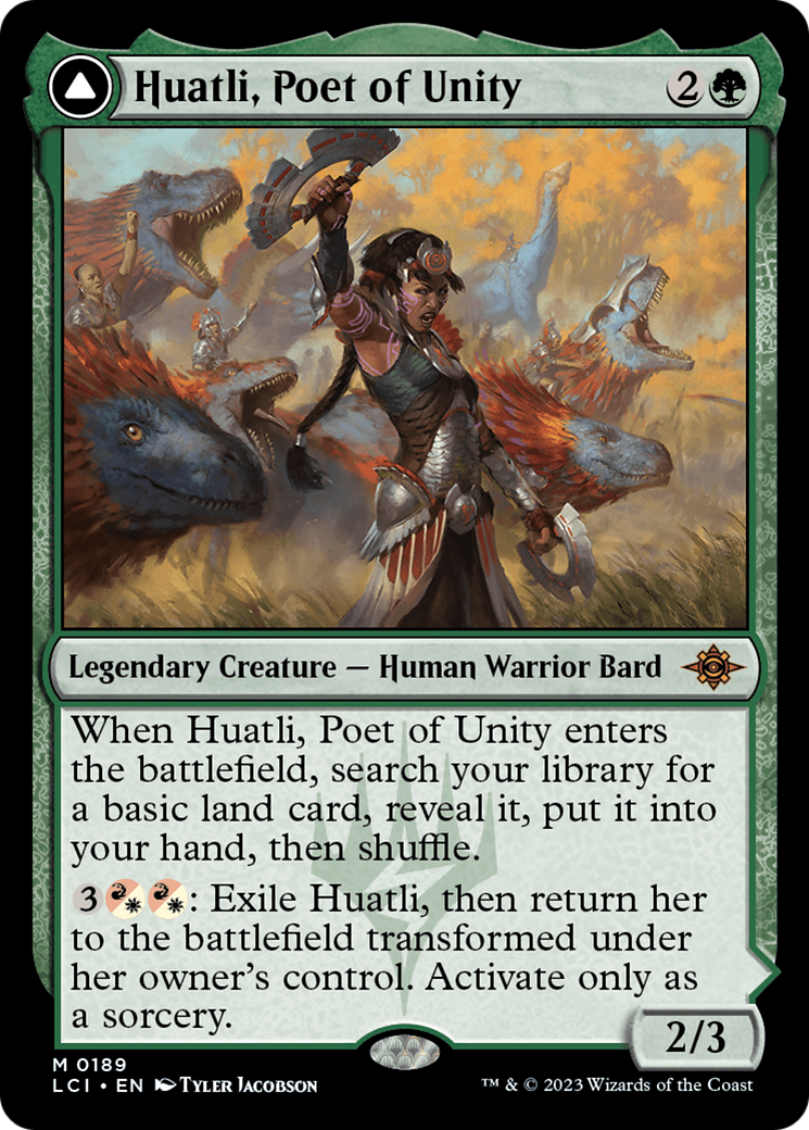 Huatli, Poet of Unity // Roar of the Fifth People [The Lost Caverns of Ixalan] | Good Games Adelaide SA