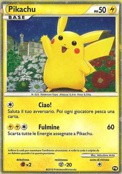 Pikachu Italian PW 2 (Pikachu World Collection Promos)  - Holofoil | Good Games Adelaide SA