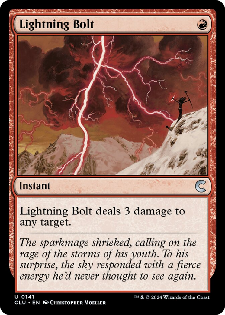 Lightning Bolt [Ravnica: Clue Edition] | Good Games Adelaide SA