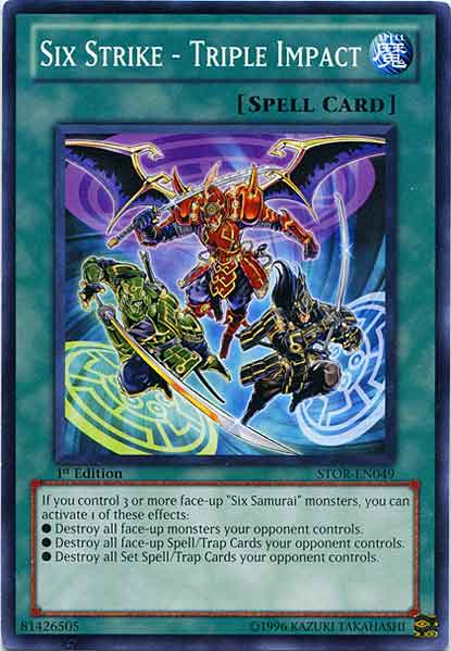 Six Strike - Triple Impact [STOR-EN049] Common | Good Games Adelaide SA