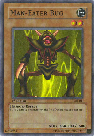 Man-Eater Bug [LOB-108] Super Rare | Good Games Adelaide SA