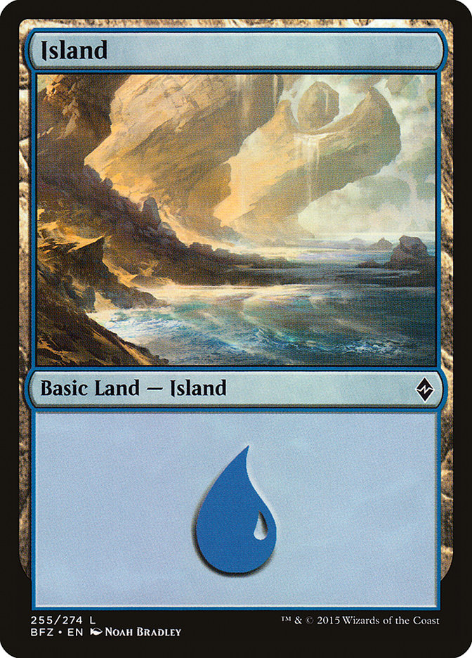 Island (255) [Battle for Zendikar] | Good Games Adelaide SA
