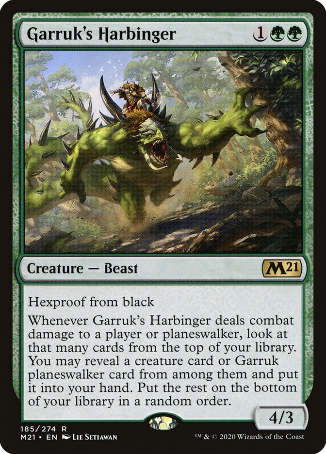 Garruk's Harbinger 185 (Core Set 2021)  | Good Games Adelaide SA