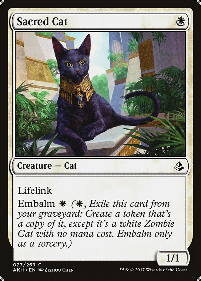 Sacred Cat 27 (Amonkhet)  | Good Games Adelaide SA
