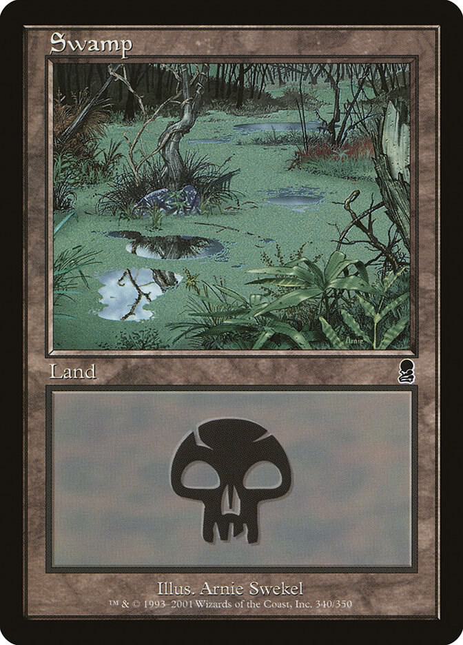 Swamp 340 (Odyssey)  - Foil | Good Games Adelaide SA