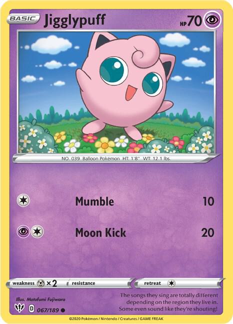 Jigglypuff 067/189 (SWSH03: Darkness Ablaze)  | Good Games Adelaide SA