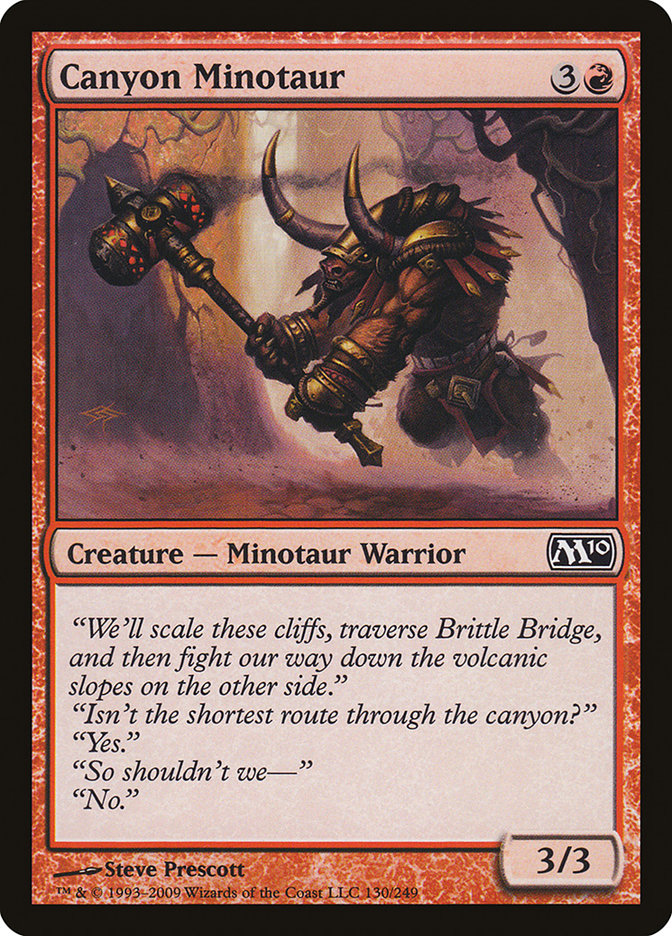 Canyon Minotaur [Magic 2010] | Good Games Adelaide SA