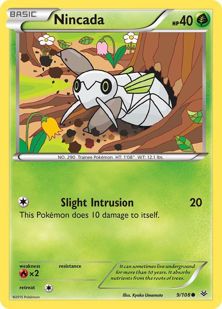 Nincada 9/108 (XY - Roaring Skies)  | Good Games Adelaide SA